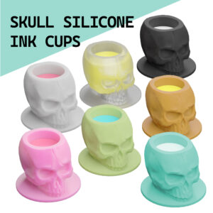 Silicone Skull Ink Cups